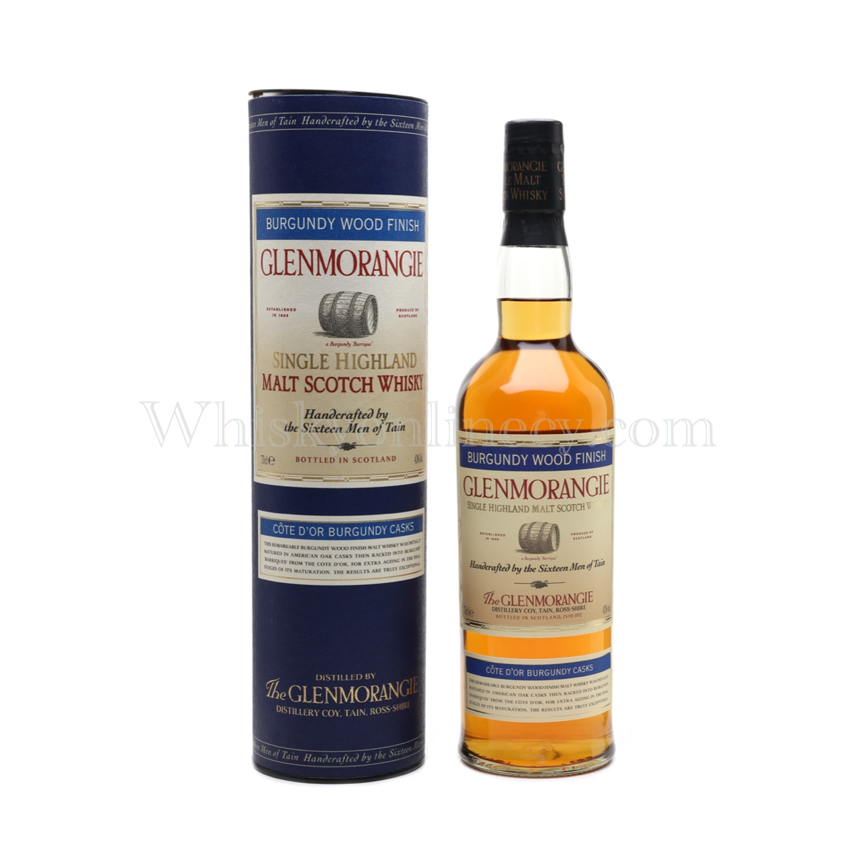 GLENMORANGIE BURGUNDY WOOD FINISH グレンモーレンジ バーガンディー ウッド フィニッシュ 700ml ウイスキー 箱入 未開封 古酒 E72997 Glenmorangie 12 Year Burgundy Wood Finish Single Malt Scotch