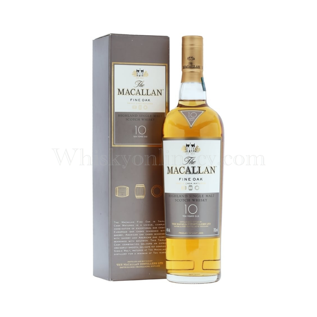 Whisky Online Cyprus Macallan 10 Year Old Fine Oak 70cl 40