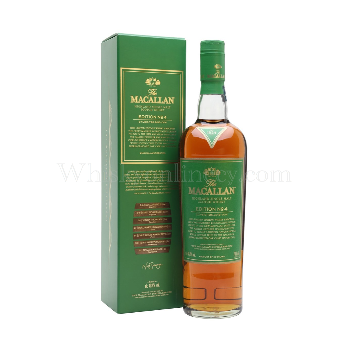 Whisky Online Cyprus Macallan Edition No 4 70cl 48 4