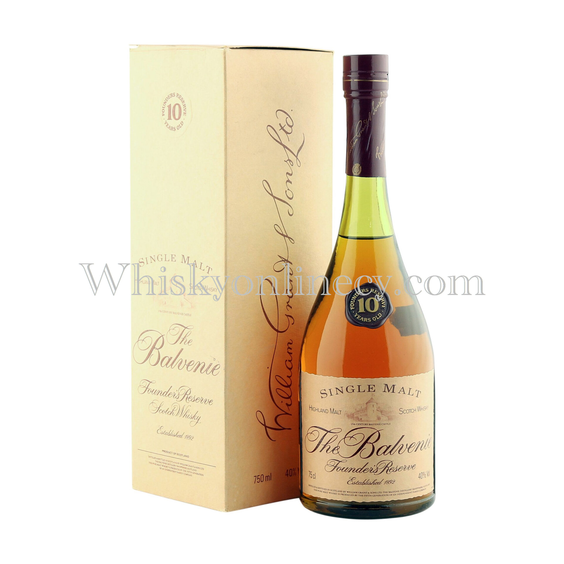 Whisky Online Cyprus - Balvenie 10 Year Old Founder's