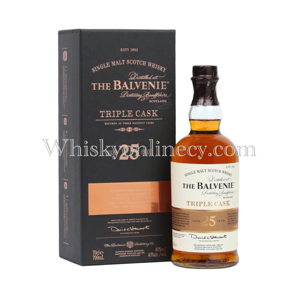 Whisky Online Cyprus - Balvenie 25 Year Old Triple Cask Whisky Online Cyprus - Balvenie 25 Year Old Triple Cask