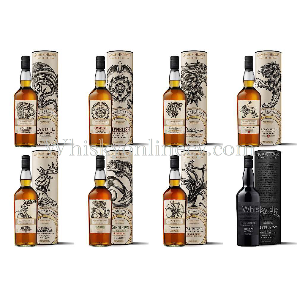 Whisky Online Cyprus Game Of Thrones Whisky Set 560cl 43 6