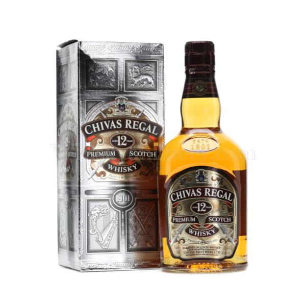 Whisky Online Cyprus - Chivas Regal 12 Year Old Premium Old Bottling (1L,  40%)