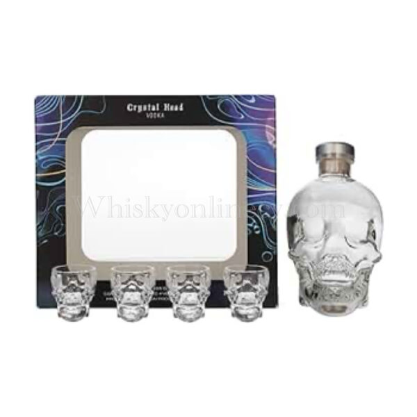 Crystal Head Vodka Gift Box 4 Shot (70cl, 40%)