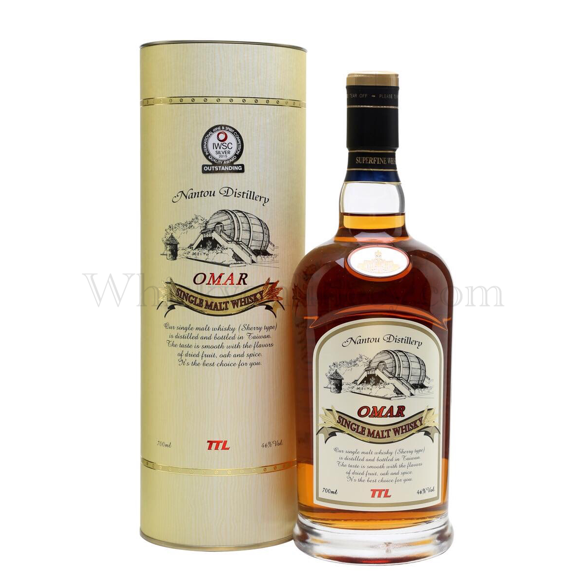 ウイスキー OMAR Cask Strength Single Malt Whisky Whisky Online Cyprus - Omar Single Malt Whisky Sherry Cask