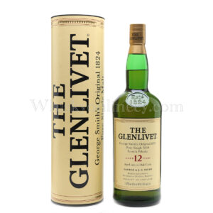 Glenlivet 12 Year Old In Tube 1990s 1L, 40%