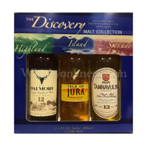The Discovery Malt Collection Jura, Dalmore and Tamnavulin 3 x 33.33cl 40%