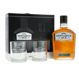 Jack Daniels Gentleman Jack Gift Pack 2 Glasses (70cl, 40%)