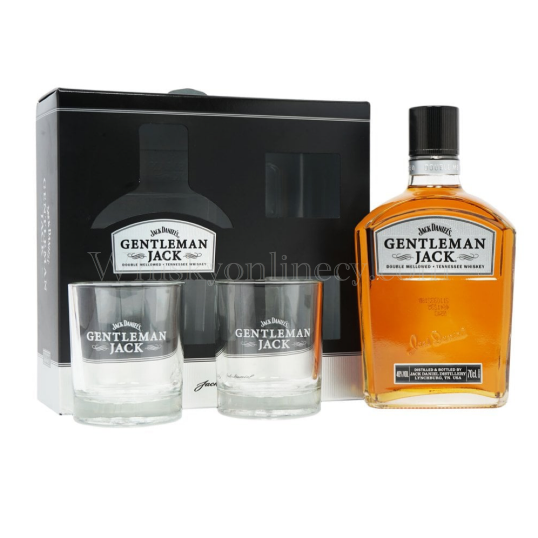 Whisky US Jack Daniels Gentleman Jack 40° Coffret + verre