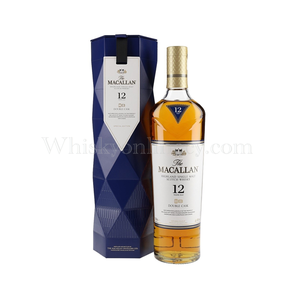 Whisky Online Cyprus - Macallan 12 Year Old Double Cask 2019 Xmas Gifting  Edition (70cl, 40%)