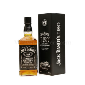Jack Daniels 150th Anniversary Tin Gift Pack (70cl, 40%)