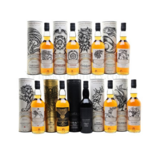 Game Of Thrones Whisky Complete Set All 9 Bottles 630cl, 43.9%