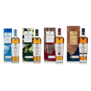 Macallan Quest, Lumina, Terral & Enigma Travel Retail Set 4 x 70cl