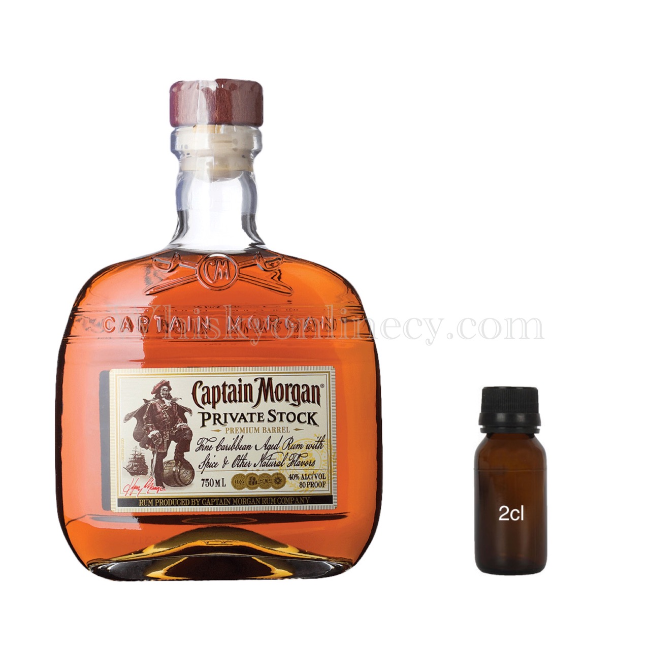Whisky Online Cyprus - Captain Morgan Private Stock Sample (2cl, 40%)