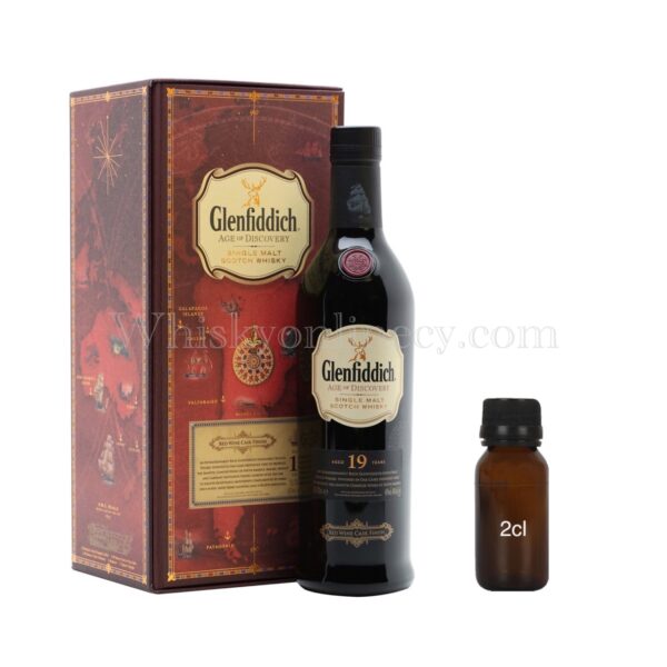 Whisky Online Cyprus - Glenfiddich 19 Year Old Age of Discovery Red Wine  Cask Finish Sample (2cl, 40%)