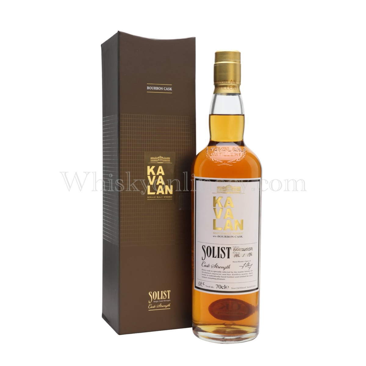 Whisky Online Cyprus - Kavalan Solist Bourbon Cask (70cl, 58.6%) Whisky Online Cyprus - Kavalan Solist Bourbon Cask (70cl, 58.6%)
