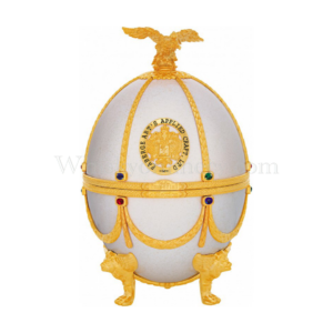 Faberge Egg Vodka Pearl Imperial Collection 24-carat gold Bottle No. M2912 70cl, 40%