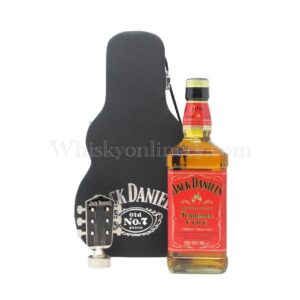 Jack Daniels Guitar Case Gift Pack Fire (70cl, 35%)