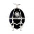 Faberge Egg Vodka Black Metallized Collection 24-carat gold Bottle No. M 1769 (70cl, 40%)