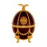 Faberge Egg Vodka Red Ruby Collection 24-carat gold Bottle No. B4903 (70cl, 40%)