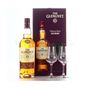 Glenlivet 15 Year Old French Oak Reserve Gift Pack 70cl, 40%