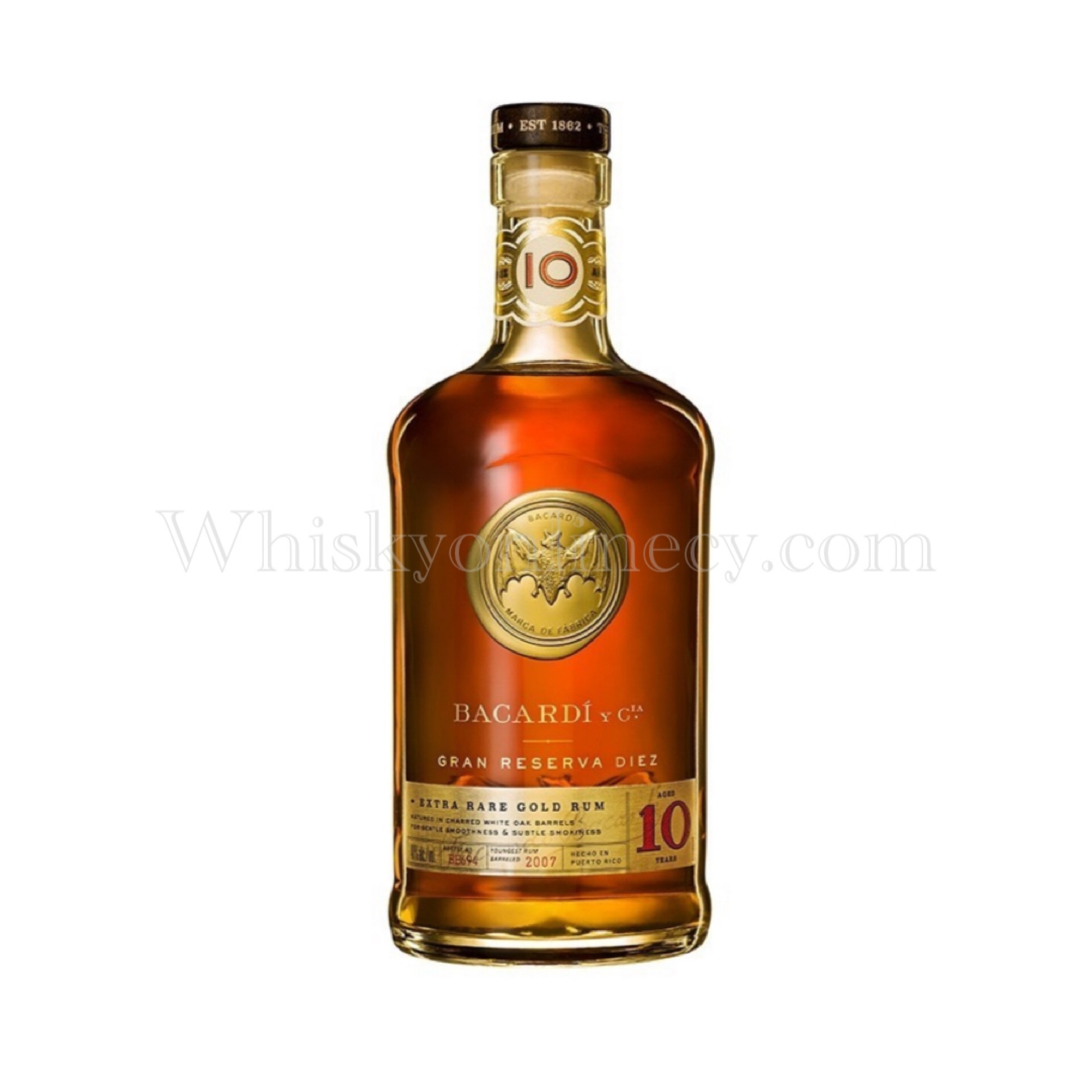 Whisky Online Cyprus - Bacardi 10 Year Old Gran Reserva Diez (70cl, 40%)