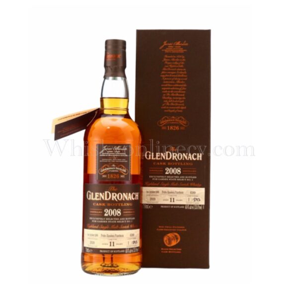 Glendronach 2008 Single PX Cask 11 Year Old Garden State Select No.1 #4189 (75cl, 60.4%) Glendronach 2008 Single PX Cask 11 Year Old Garden State Select No.1 #4189 (75cl, 60.4%)