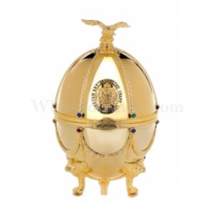 Faberge Egg Vodka Ei Gold Collection 24-carat gold Bottle No. A1603 70cl, 40%