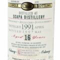 Scapa 16 Year Old 1991 Old Malt Cask Damage Top Douglas Laing