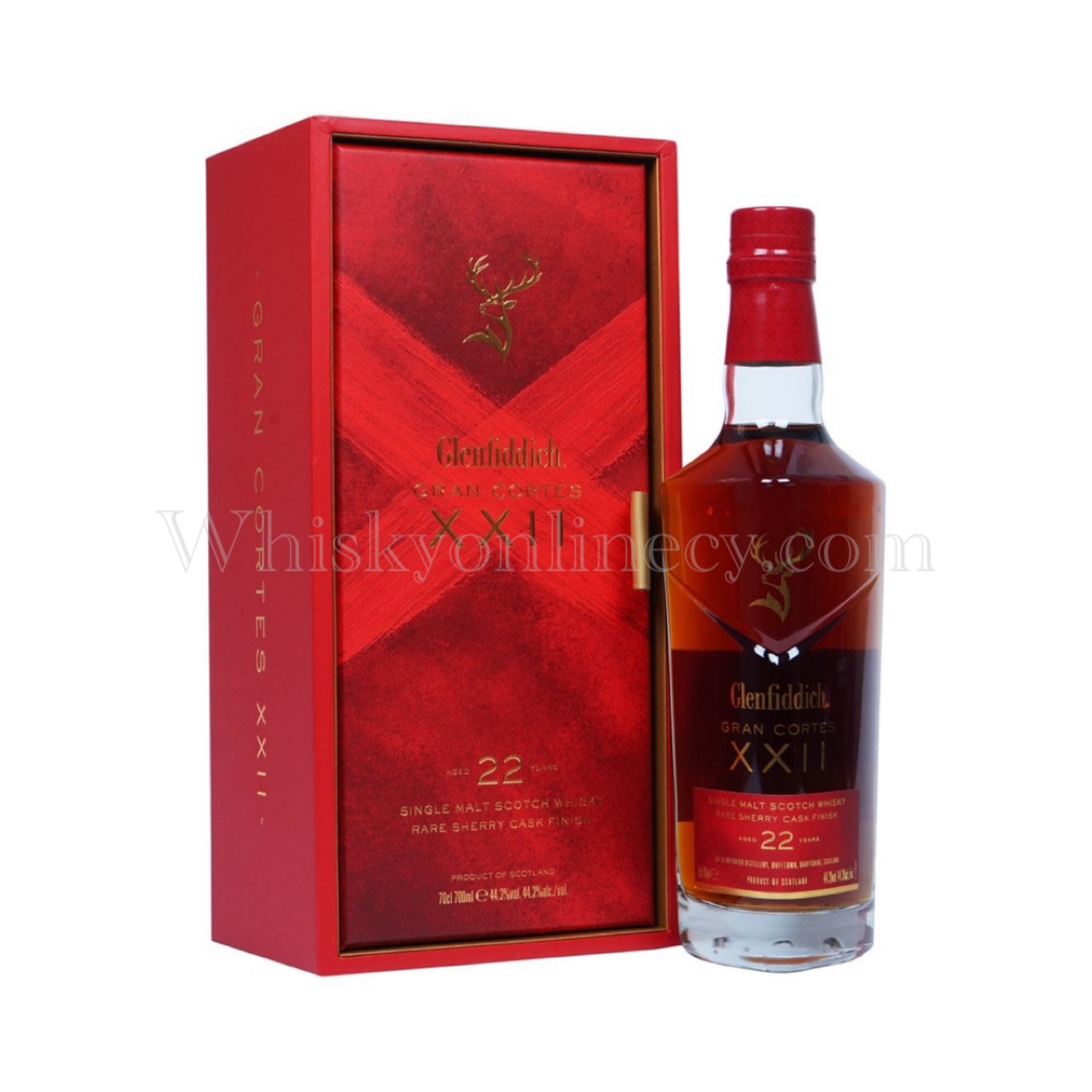 Glenfiddich Gran Cortes XXII 22年 Whisky Online Cyprus - Glenfiddich 22 Year Old Gran Cortes