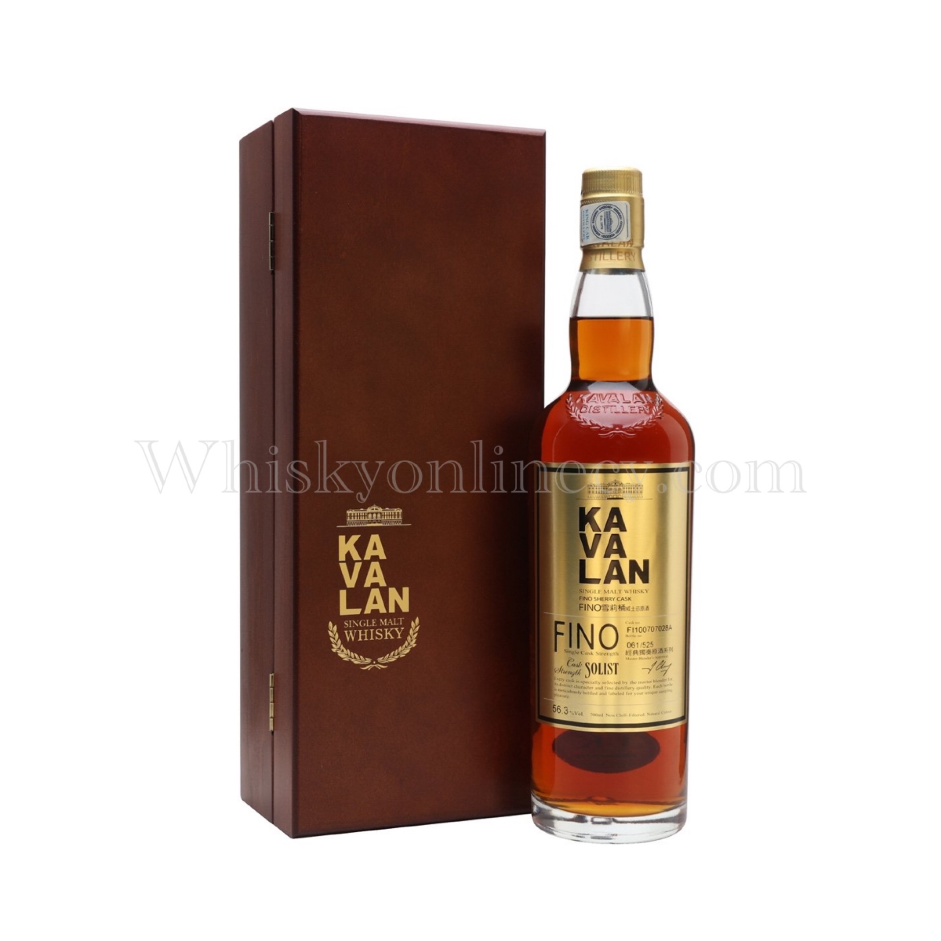 Whisky Online Cyprus - Kavalan Solist Fino Sherry 70cl, 56.3%