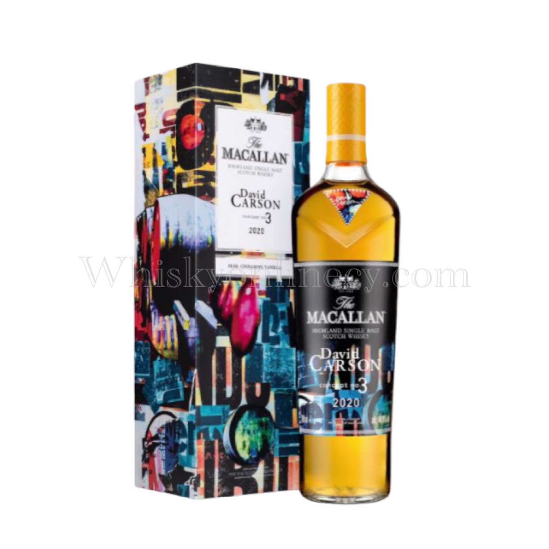 ウイスキー The Macallan David Carson 3 2020 Whisky Online Cyprus - Macallan Concept No.3 2020 David