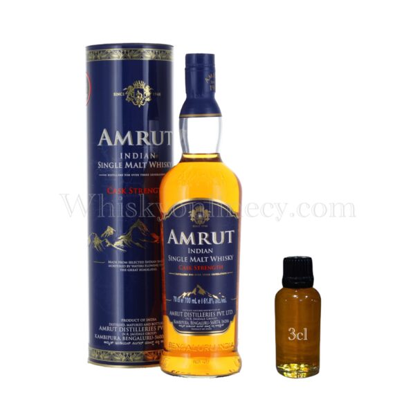 Amrut Single Malt Cask Strength Whisky Sample (3cl, 61.8%) Amrut Single Malt Cask Strength Whisky Sample (3cl, 61.8%)