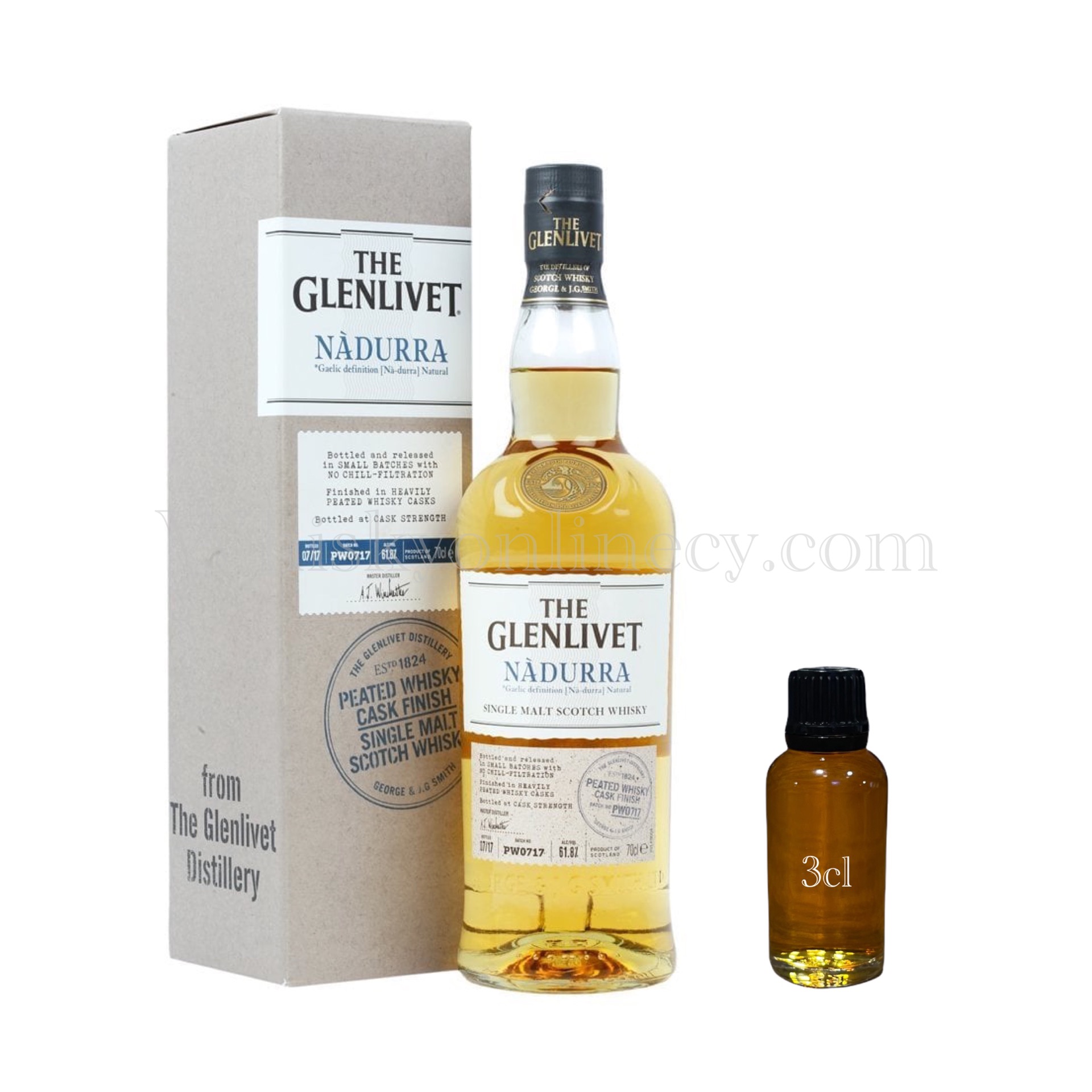 Whisky Online Cyprus - Glenlivet Nàdurra Peated Whisky Cask Whisky Online Cyprus - Glenlivet Nàdurra Peated Whisky Cask