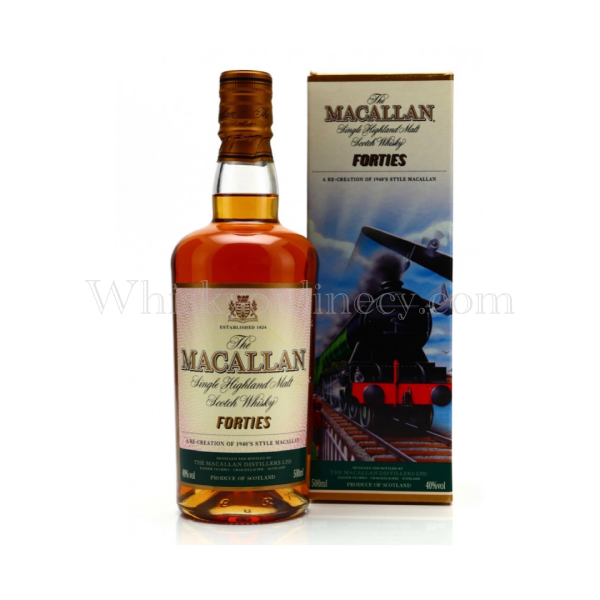 The Macallan Travel Decades Series TWENTIES，THIRTIES，FORTIES，FIFTIES 500ml 40%　箱付き 95138 Macallan Decades Collection Auction A33067 | The Whisky Shop Auctions
