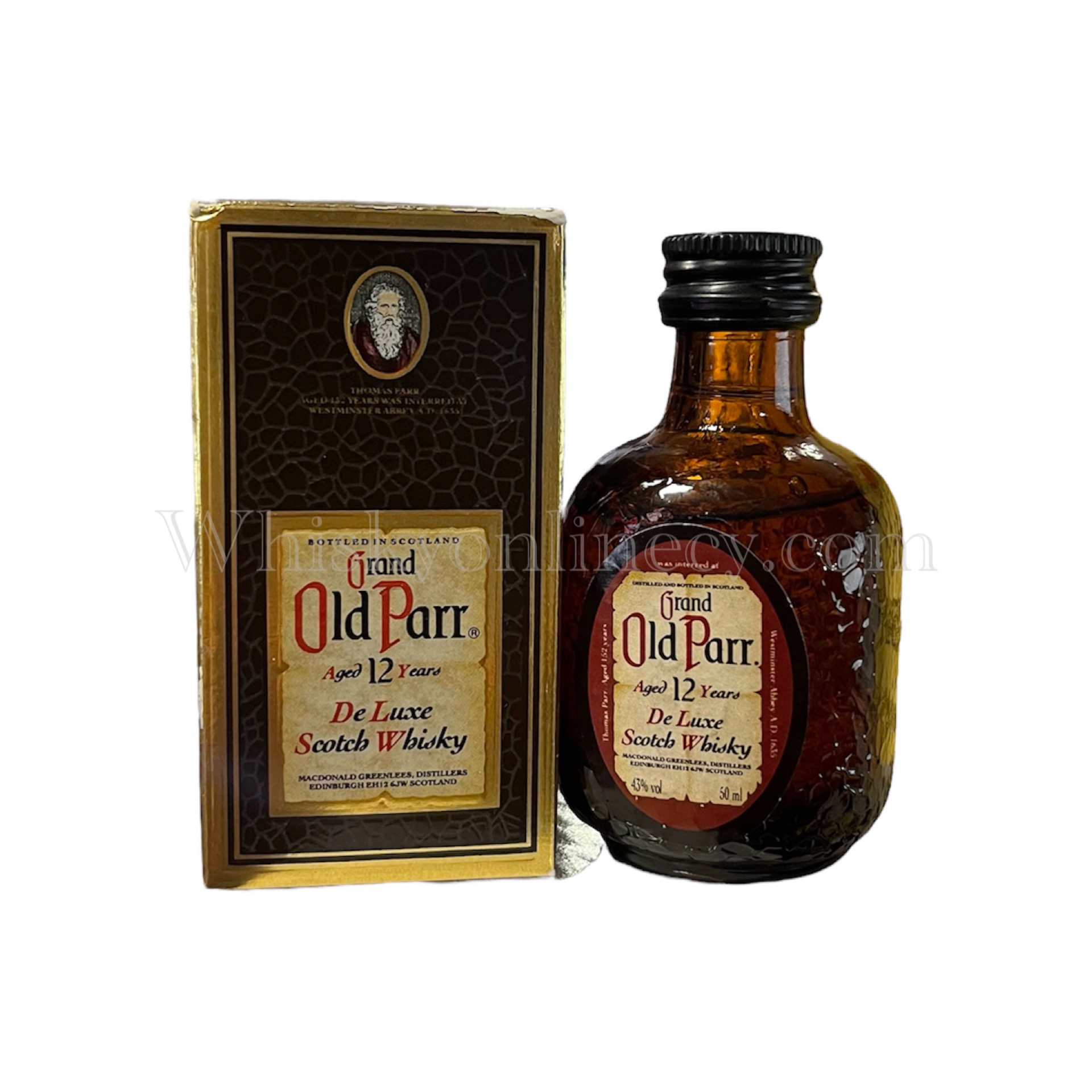 Whisky Online Cyprus - Grand Old Parr 12 Years Old (5cl, 40%) Whisky Online Cyprus - Grand Old Parr 12 Years Old (5cl, 40%)