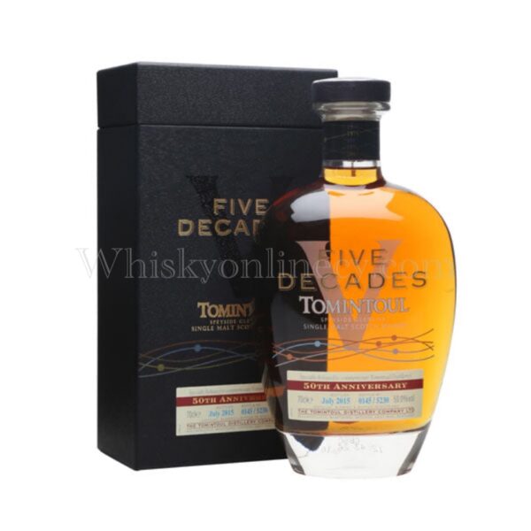 Tomintoul Five Decades 50th Anniversary 70cl, 50%