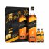 Johnnie Walker Black Label Gift box (double black 5cl & gold reserve 5cl) 80cl, 40%