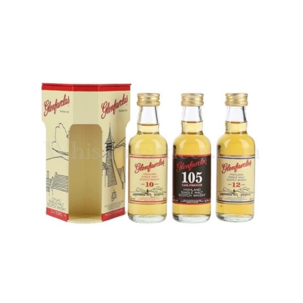 Glenfarclas Miniature Gift Pack 10 yo & 12 yo & 105 CS