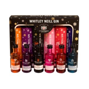 Whitley Neill Gin Christmas Crackers Gift Set 6x5cl
