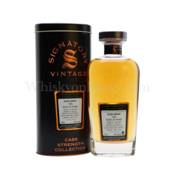 Glen Grant 26 Year Old 1995 casks 88237 & 88238 Cask Strength Collection Signatory 70cl, 49.4%