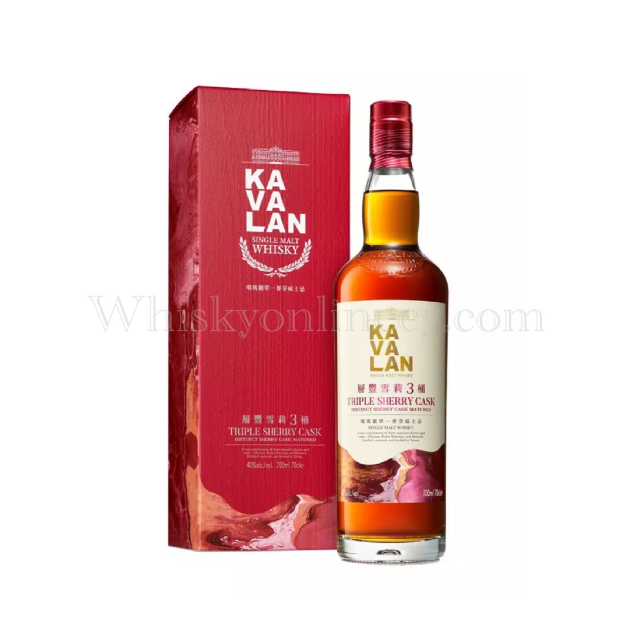 Whisky Online Cyprus - Kavalan Triple Sherry Cask 70cl, 40%