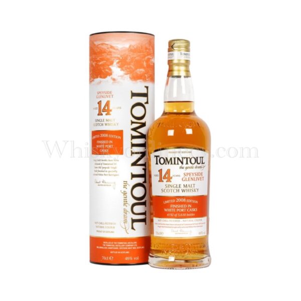 Tomintoul 14 Year Old 2008 Edition White Port Cask Finish (70cl, 46%) Tomintoul 14 Year Old 2008 Edition White Port Cask Finish (70cl, 46%)