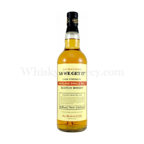 As We Get It Highland Single Malt by Ian Macleod 70cl, 69%