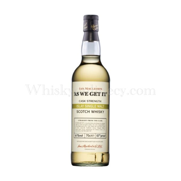 As We Get It Islay Single Malt by Ian Macleod 70cl, 61%