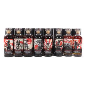 The Samurai Kirsch Serie Signatory Vintage Complete Collection 8 x 70cl