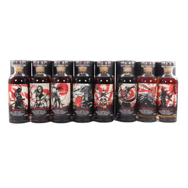 The Samurai Kirsch Serie Signatory Vintage Complete Collection 8 x 70cl