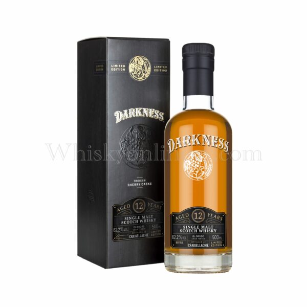 Craigellachie 12 Year Old Oloroso Cask Finish Darkness (50cl, 62.2%)