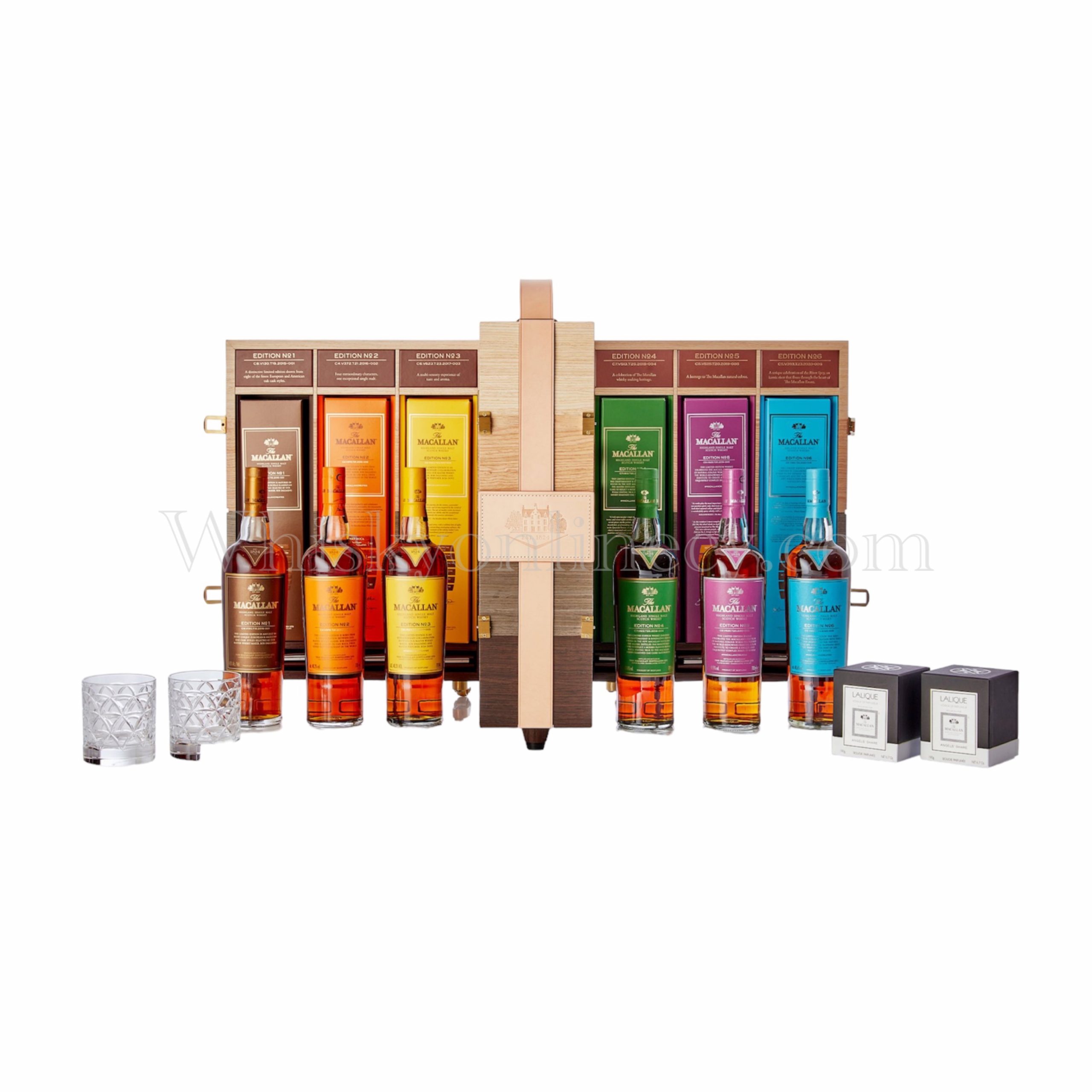 Whisky Online Cyprus - Macallan Edition No.1, 2, 3, 4, 5 and 6 Complete Set Collection Case (6X, 70cl) Whisky Online Cyprus - Macallan Edition No.1, 2, 3, 4, 5 and 6 Complete Set Collection Case (6X, 70cl)