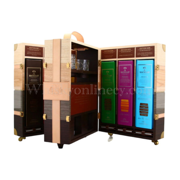 Macallan Edition No.1, 2, 3, 4, 5 and 6 Complete Set Collection Case 6X, 70cl)